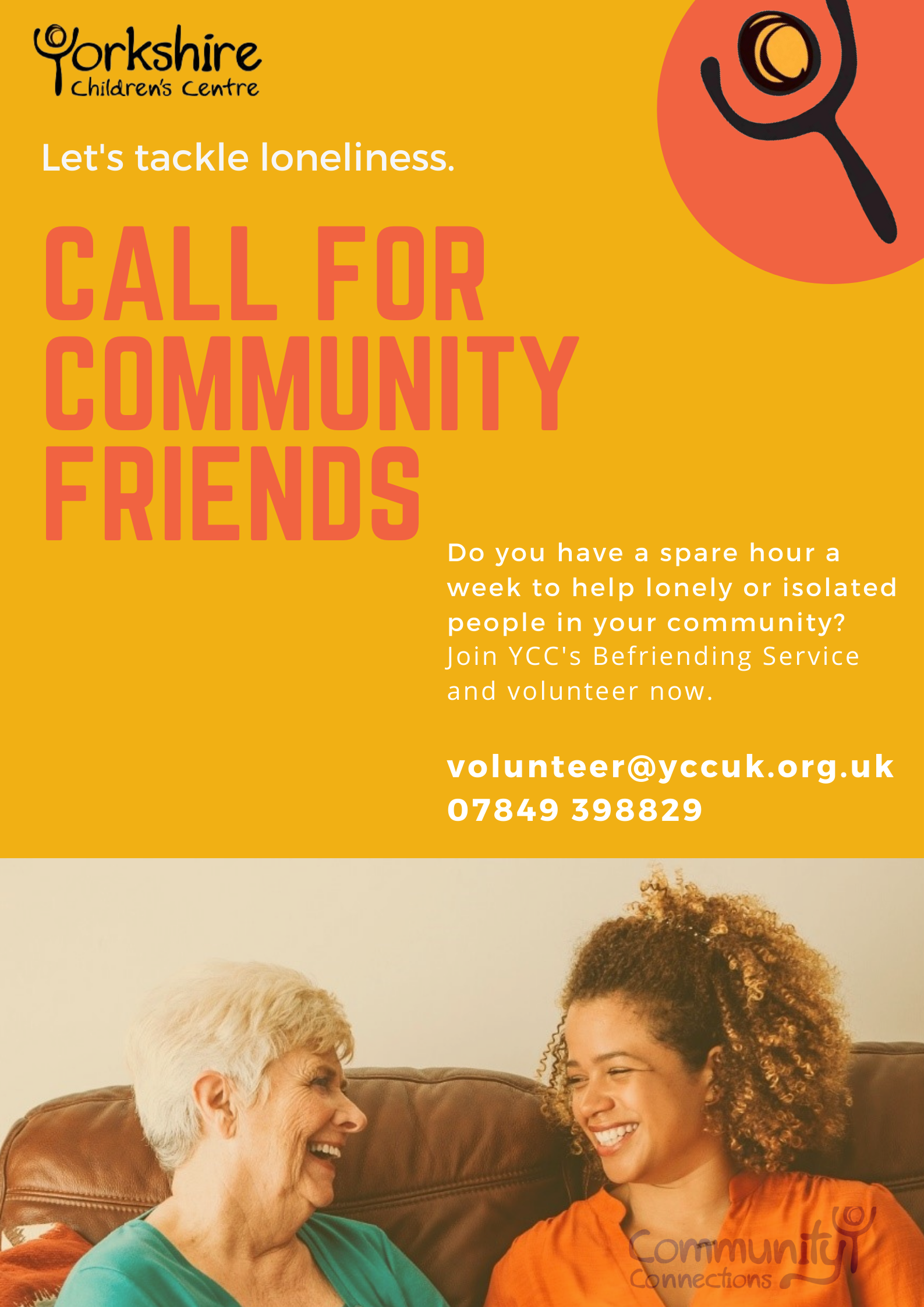 Final poster for community Connections 1 Birkby Infant and Nursery School